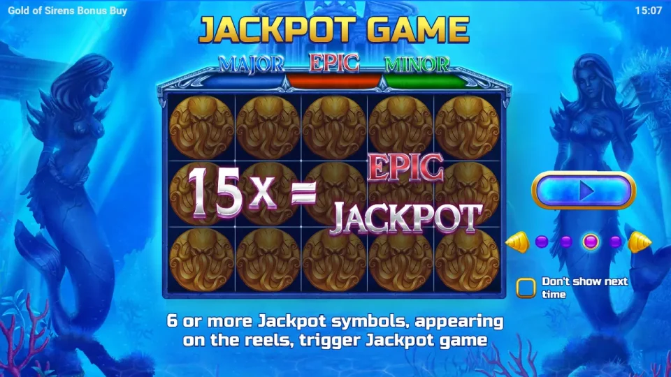 Gold of Sirens Bonus Buy — screenshot 3
