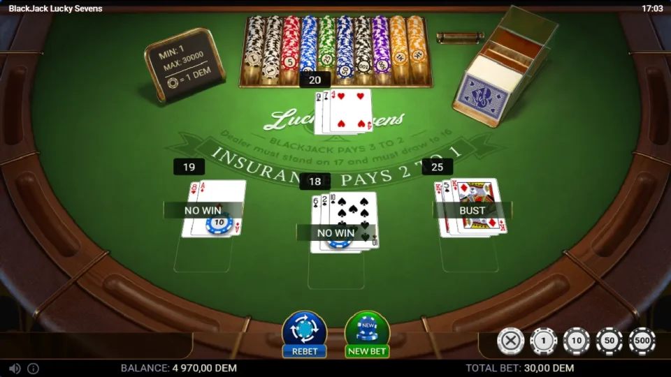 Blackjack: Lucky Sevens — screenshot 3