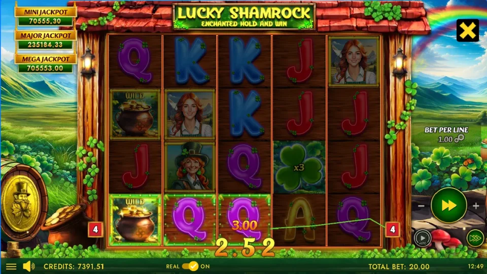 Lucky Shamrock – Enchanted Hold and Win — screenshot 3