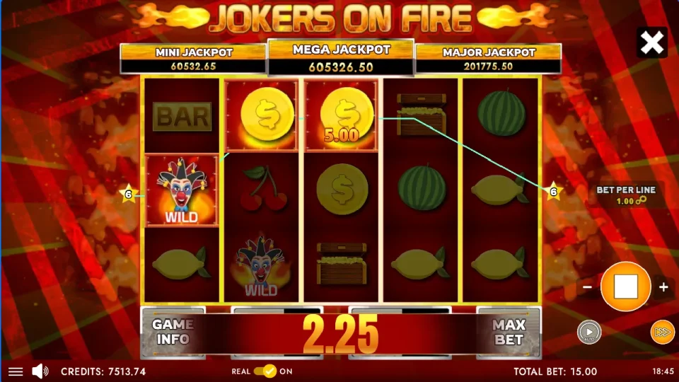 Jokers on Fire — screenshot 1