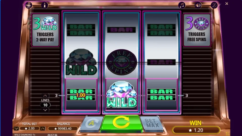 Wild Diamond 7x — screenshot 1