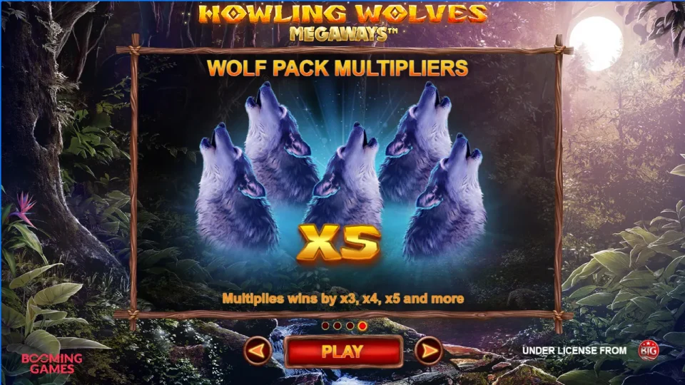 Howling Wolves Megaways — screenshot 4