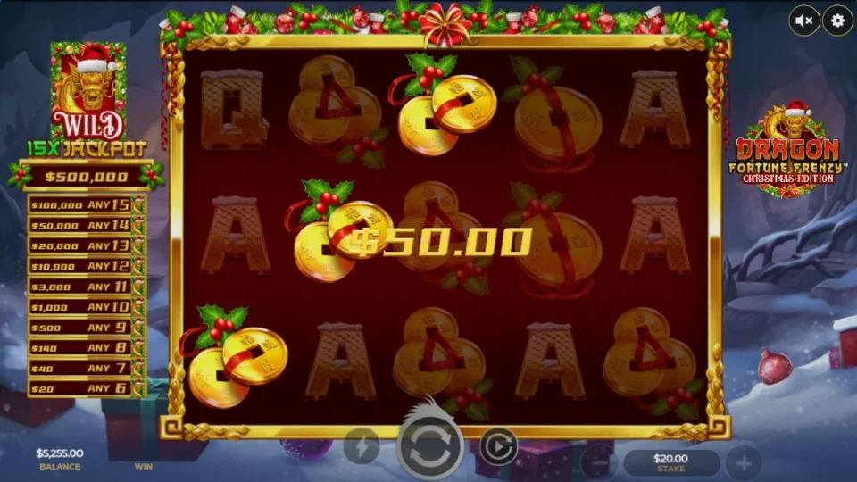 Dragon Fortune Frenzy Christmas Edition — screenshot 2