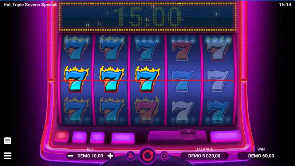 Hot Triple Sevens Special — screenshot 4
