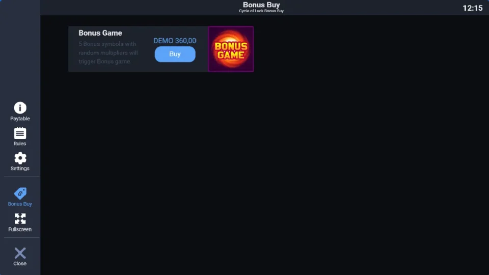 Cycle of Luck Bonus Buy — screenshot 4