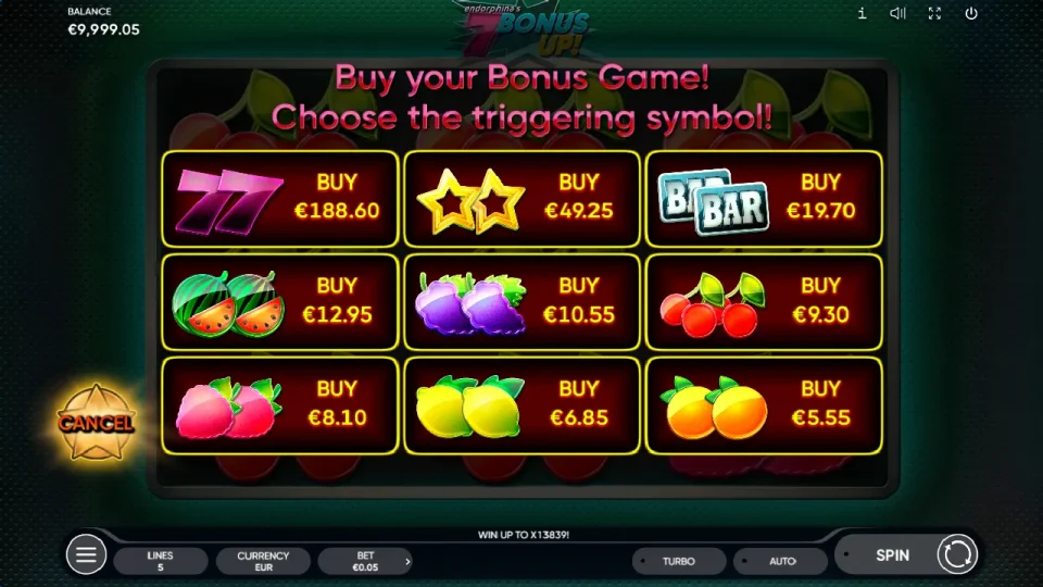 7 Bonus Up — screenshot 3