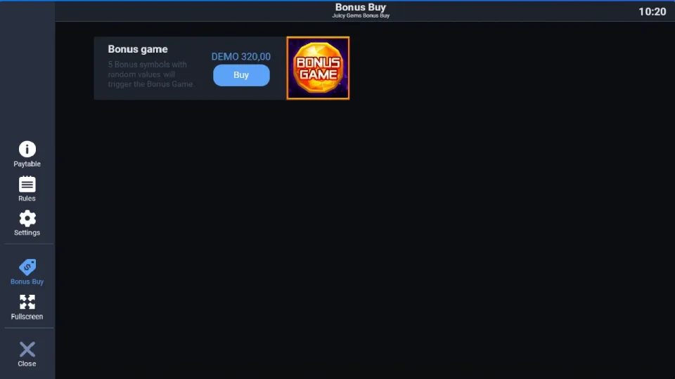 Juicy Gems Bonus Buy — screenshot 4