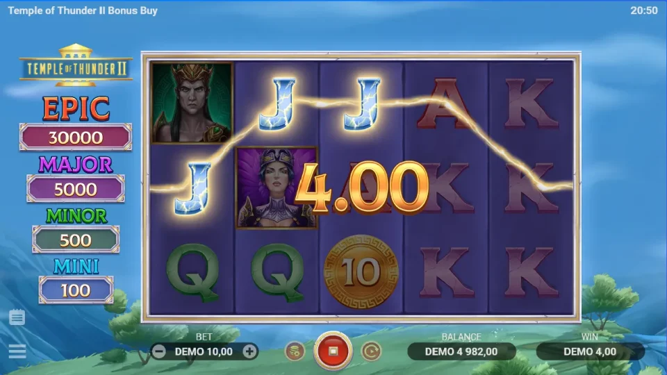 Temple of Thunder II Bonus Buy — screenshot 4