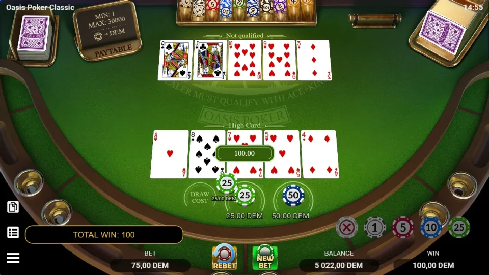 Oasis Poker Classic — screenshot 4