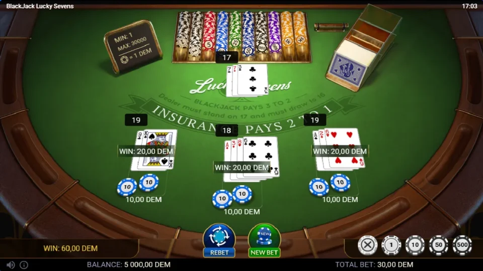 Blackjack: Lucky Sevens — screenshot 4