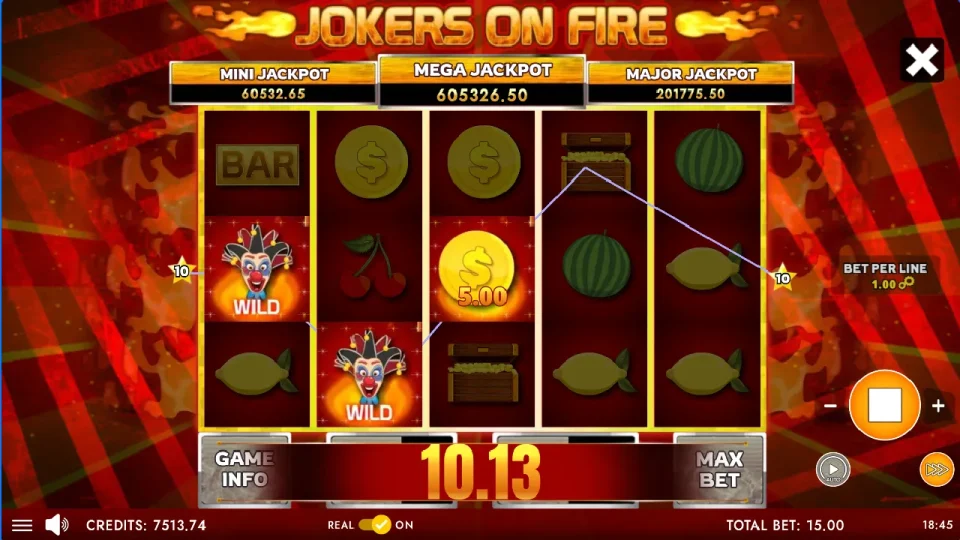Jokers on Fire — screenshot 2
