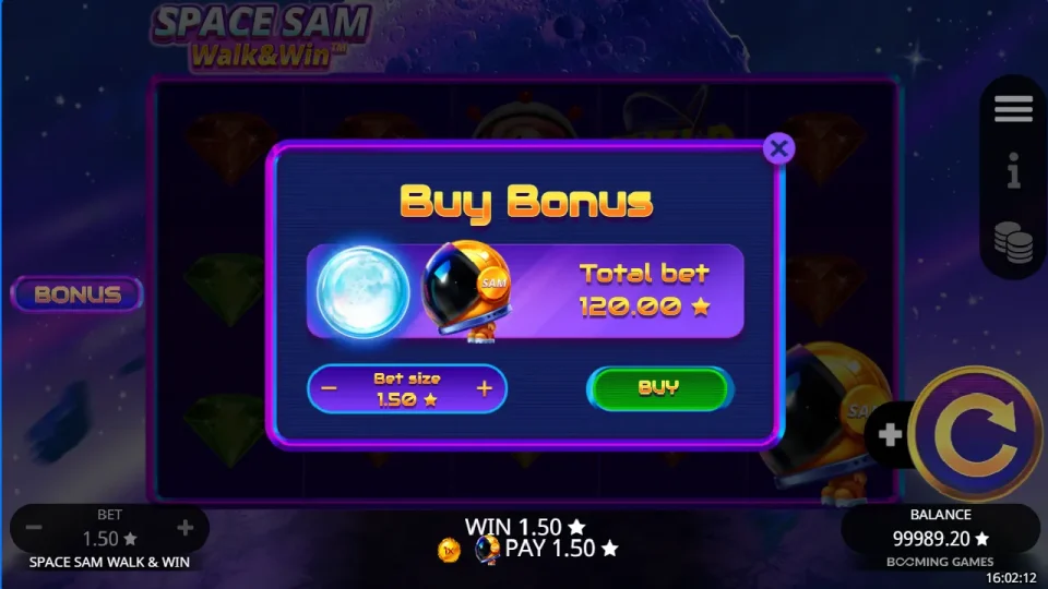 Space Sam Walk & Win — screenshot 1