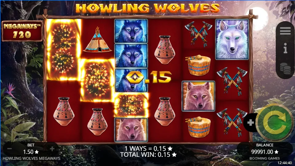 Howling Wolves Megaways — screenshot 5