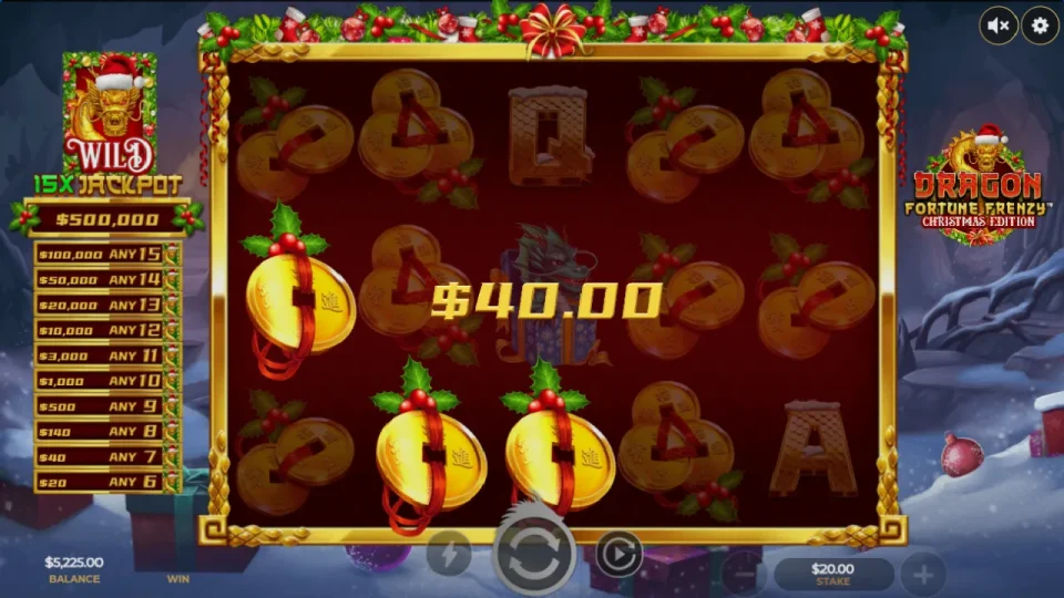 Dragon Fortune Frenzy Christmas Edition — screenshot 1