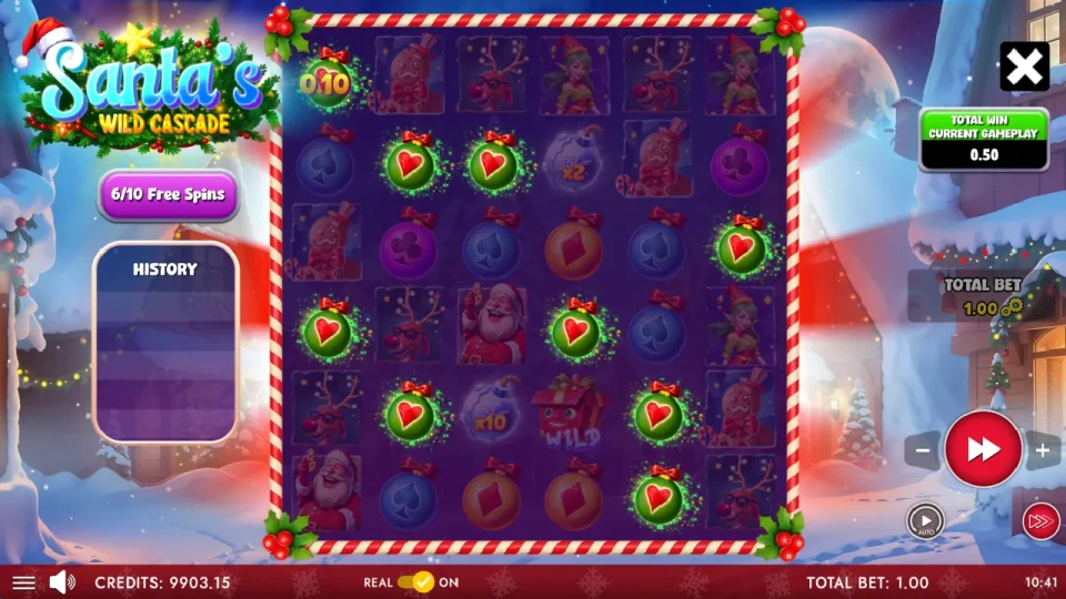 Santa’s Wild Cascade — screenshot 2
