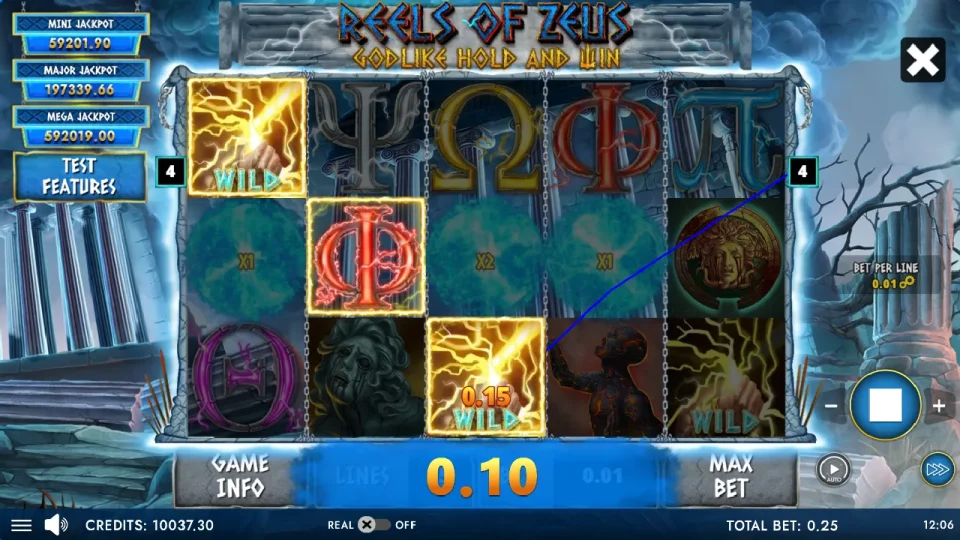 Reels of Zeus – Godlike Hold and Win — screenshot 5