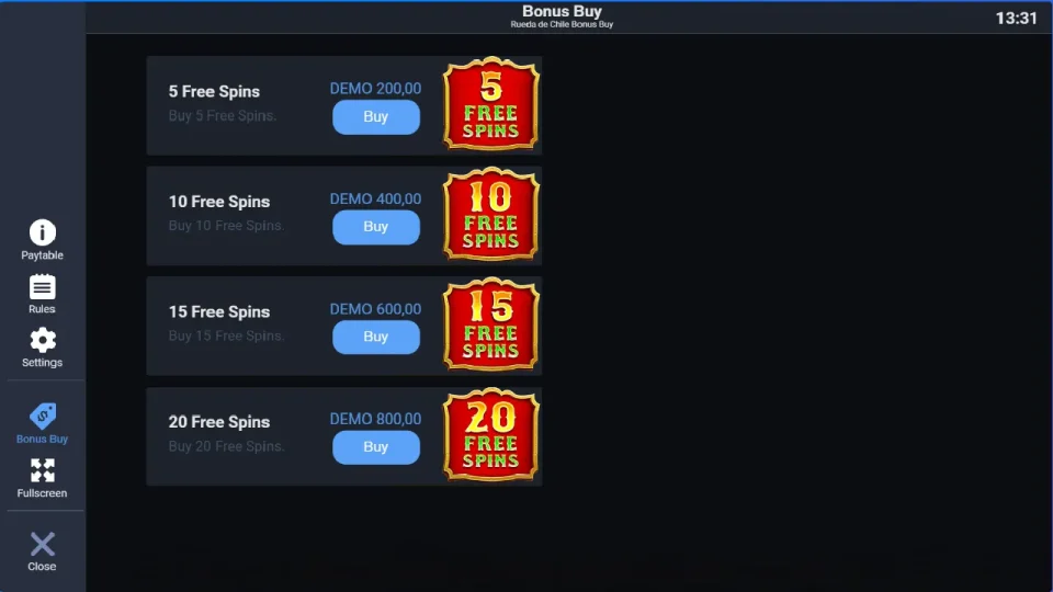 Rueda de Chile Bonus Buy — screenshot 5