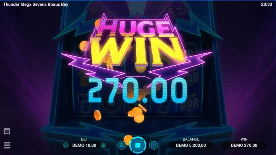 Thunder Mega Sevens Bonus Buy — screenshot 5