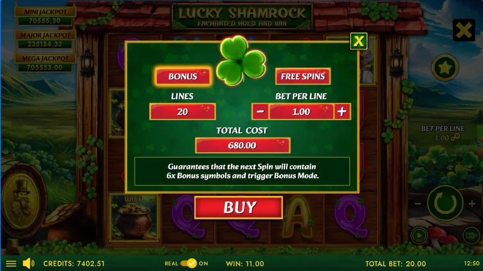 Lucky Shamrock – Enchanted Hold and Win — screenshot 5