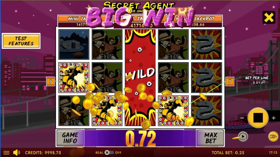 Secret Agent Triple Jackpots — screenshot 3