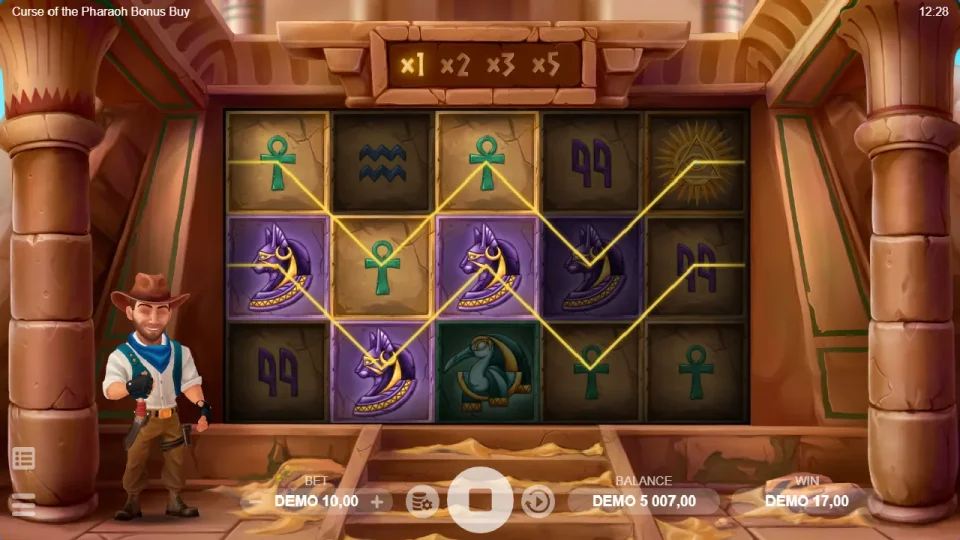 Curse of the Pharaoh Bonus Buy — screenshot 6