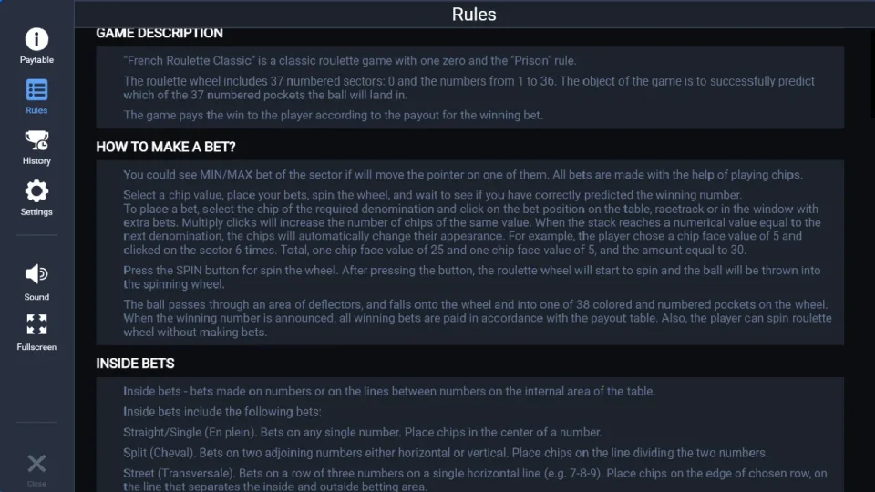 French Roulette Classic — screenshot 6