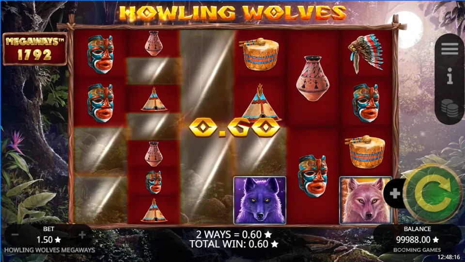 Howling Wolves Megaways — screenshot 6