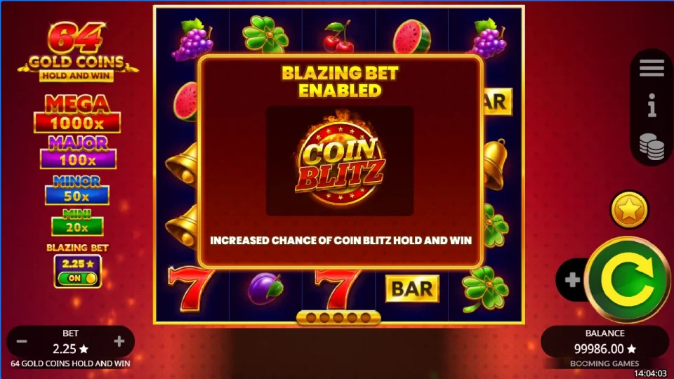 64 Gold Coins Hold and Win — screenshot 6