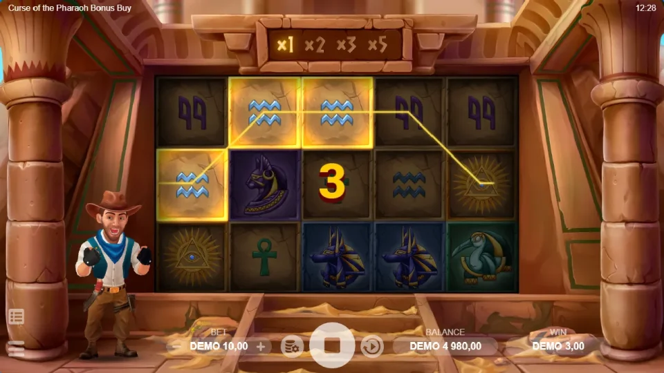 Curse of the Pharaoh Bonus Buy — screenshot 8