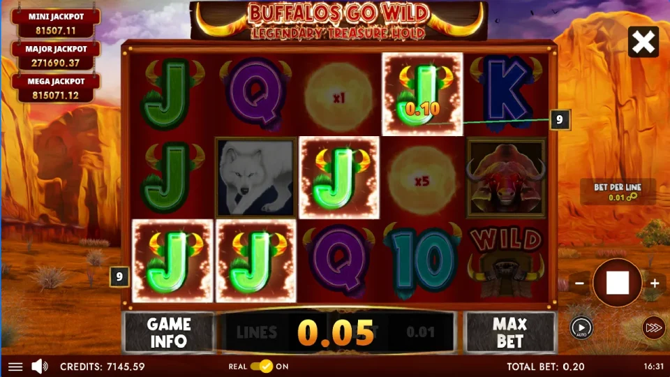 Buffalos Go Wild – Legendary Treasure Hold — screenshot 6