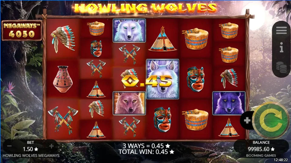 Howling Wolves Megaways — screenshot 7