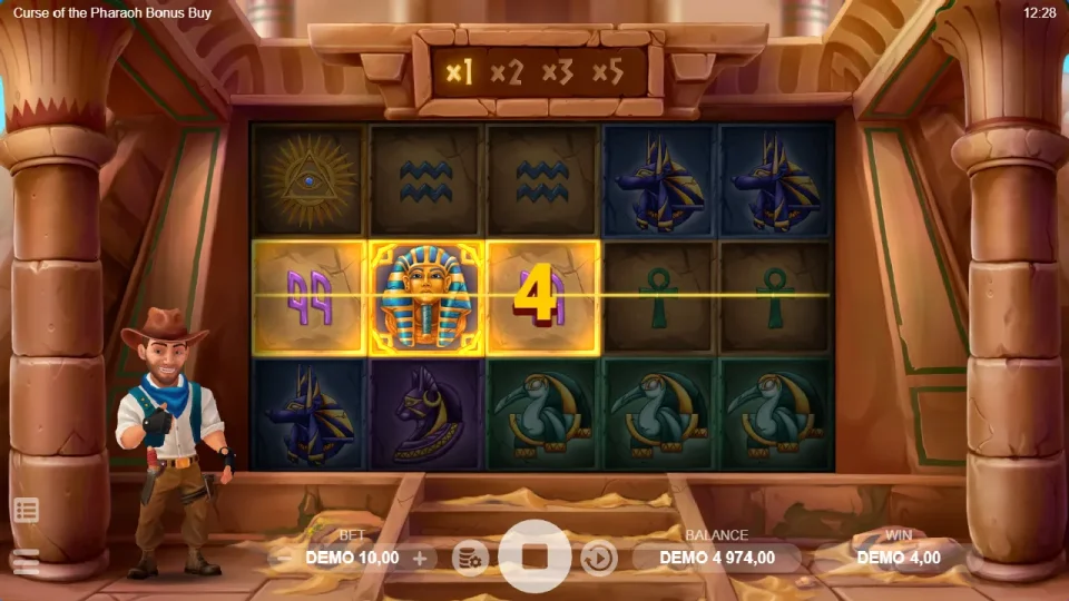 Curse of the Pharaoh Bonus Buy — screenshot 7