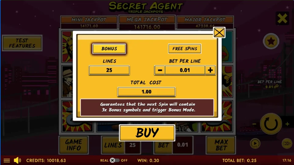 Secret Agent Triple Jackpots — screenshot 7