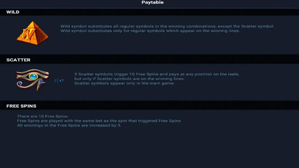 Shadow of Luxor Jackpot — screenshot 3