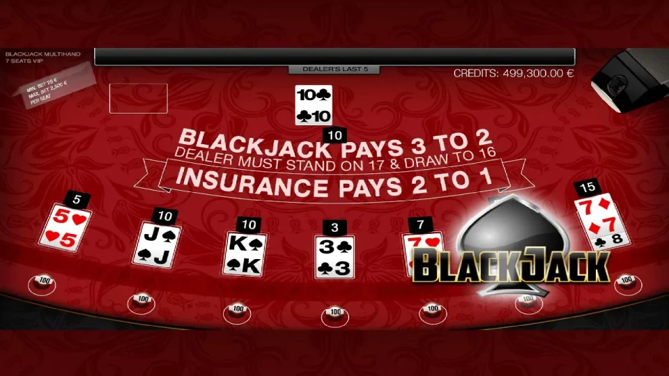 Blackjack Multihand 7 Seats VIP — screenshot 1