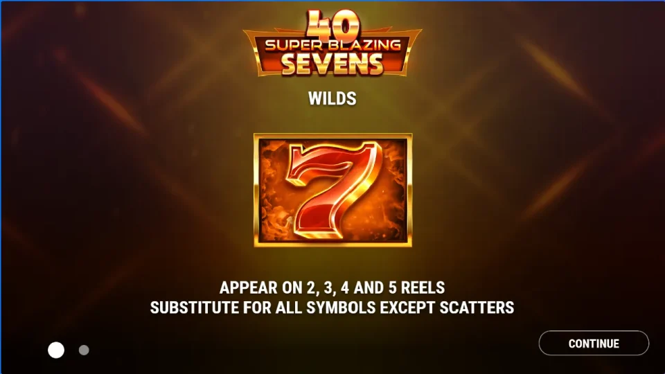 40 Super Blazing Sevens — screenshot 1