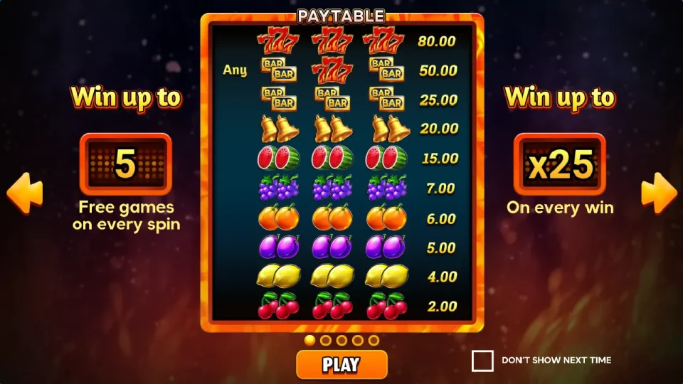 Inferno 777 Re-spins — screenshot 1