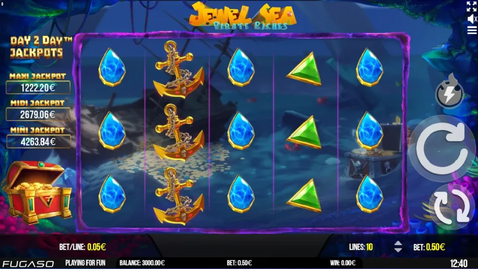 Jewel Sea Pirate Riches — screenshot 1