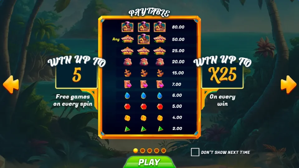 Tropical Gold — screenshot 1