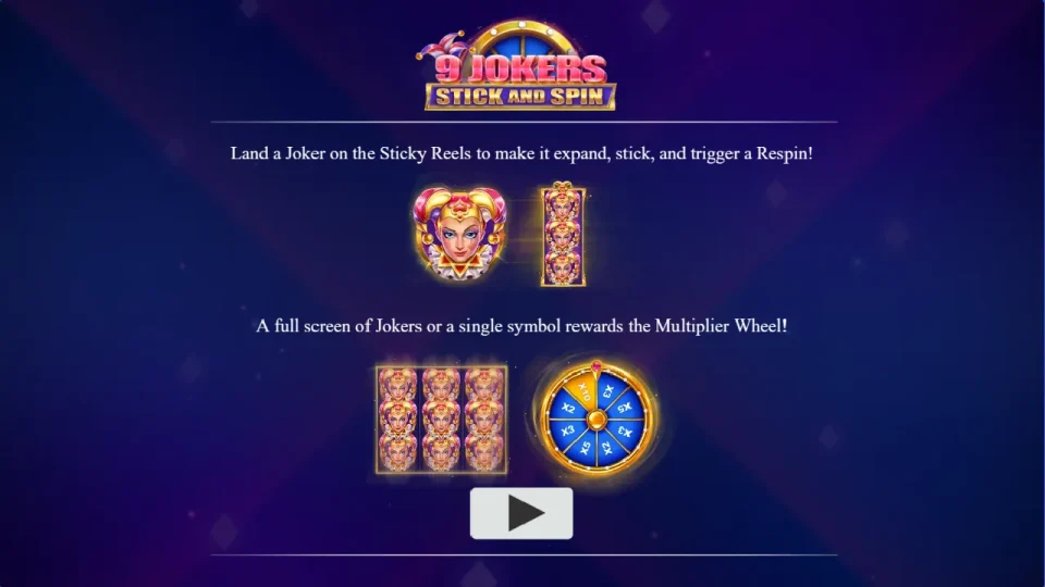 9 Jokers Stick and Spin — screenshot 1
