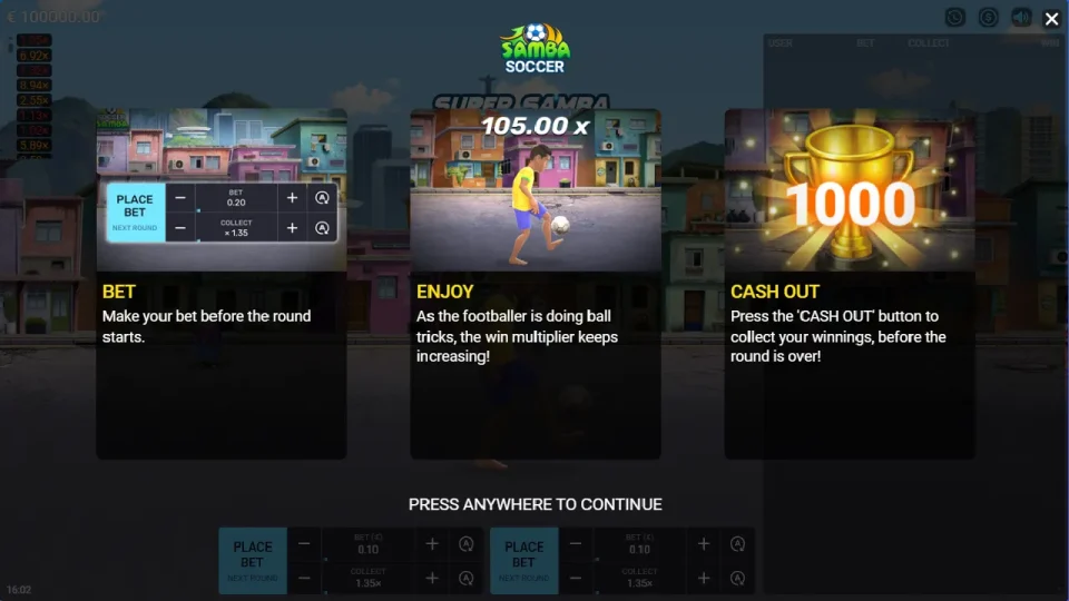 Samba Soccer — screenshot 1