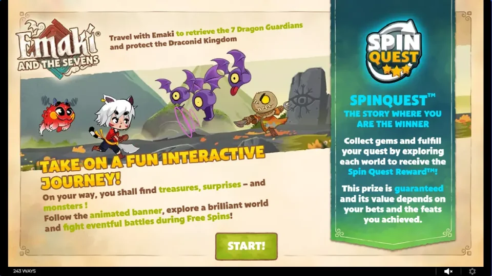 Emaki and the Sevens — screenshot 1