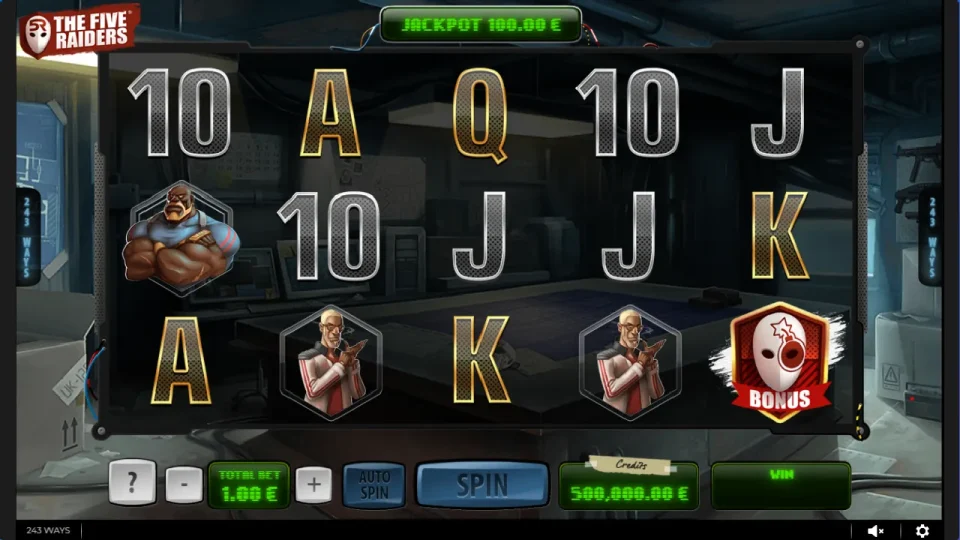 The Five Raiders — screenshot 1