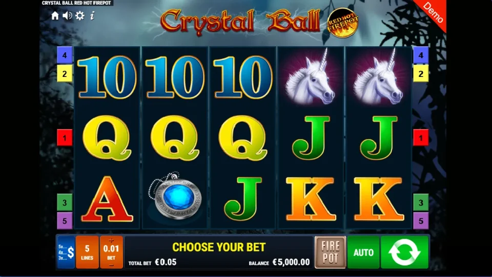 Crystal Ball Red Hot Firepot — screenshot 1