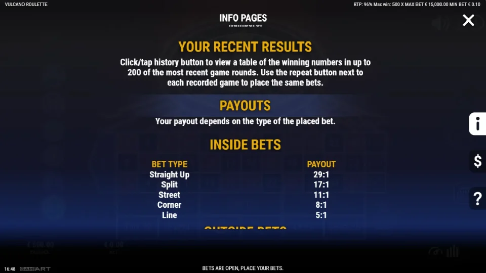 Vulcano Roulette — screenshot 10