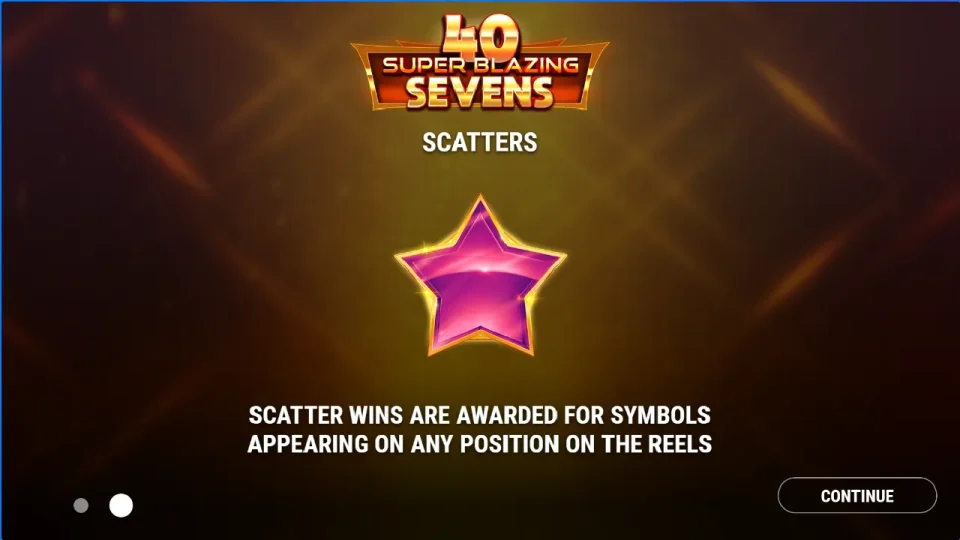 40 Super Blazing Sevens — screenshot 2