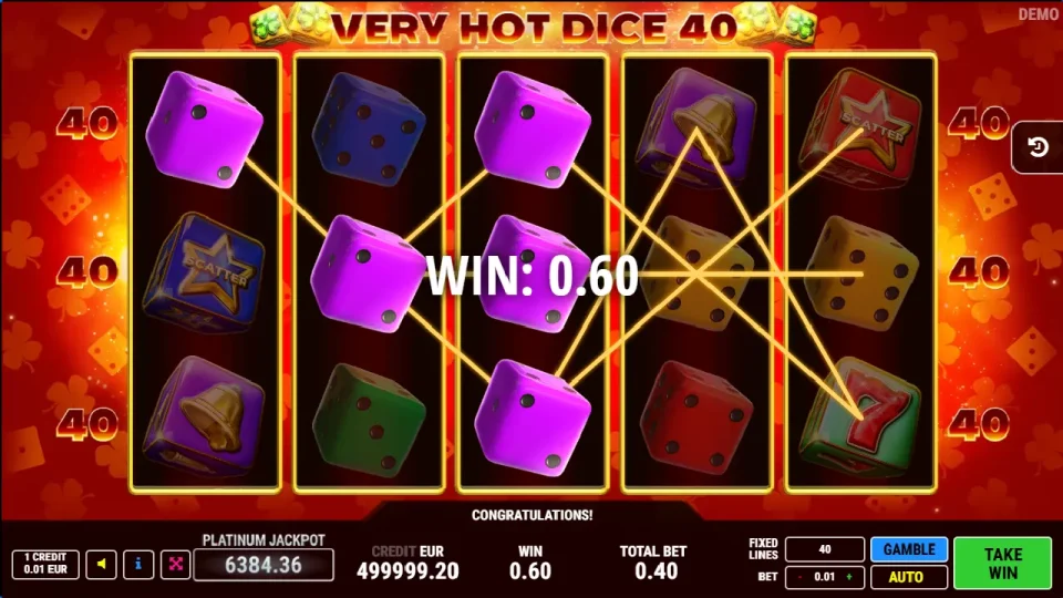 Very Hot Dice 40 — screenshot 2