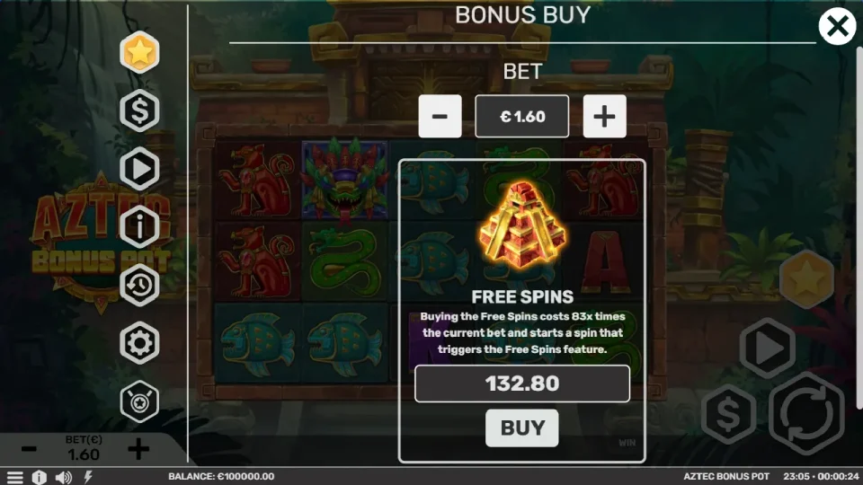 Aztec Bonus Pot — screenshot 2