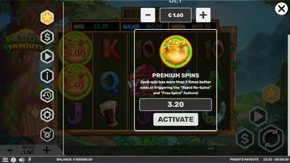 Paddy’s Payouts — screenshot 2