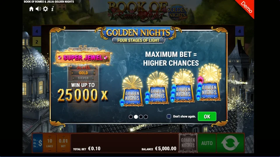 Book of Romeo and Julia Golden Nights — screenshot 2